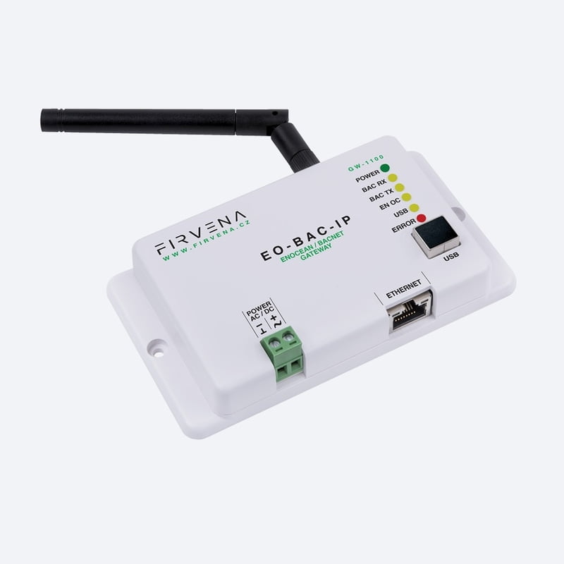 EO-BAC-IP, Firvena EnOcean to BACnet/IP Gateway EO-BAC-IP, Firvena EnOcean to BACnet/IP Gateway
