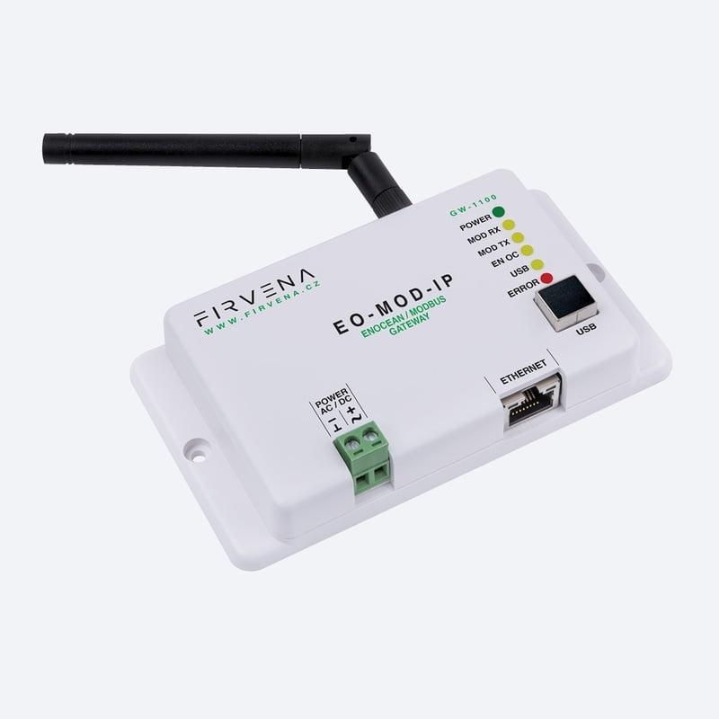 EO-MOD-IP, Firvena EnOcean to Modbus TCP/IP Gateway